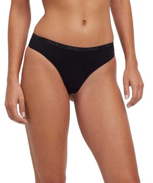 Falke 2-Pack Thong Daily Comfort Kadın Panties & Slips Siyah | 58MAVJPLE
