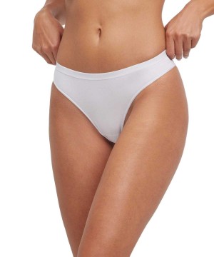 Falke 2-Pack Thong Daily Comfort Kadın Panties & Slips Beyaz | 38RLTGBVN