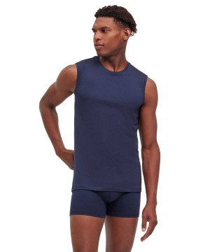 Falke 2-Pack Top Round-neck Daily Comfort Erkek Yelek Gri | 59VLSDNXR