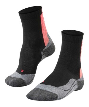 Falke Achilles Socks Health Kadın Sports Socks Siyah | 24ZQMRYVH