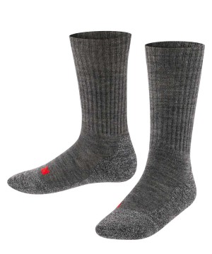 Falke Active Warm Socks Çocuk Çorap Gri | 43AZMCPFI