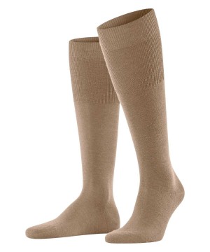 Falke Airport Knee-high Socks Erkek Çorap Kahverengi | 25EUKVSTA