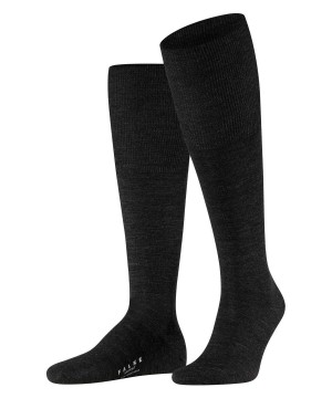 Falke Airport Knee-high Socks Erkek Çorap Gri | 71DEHAGOJ