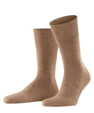 Falke Airport Plus Socks Erkek Çorap Kahverengi | 82EUHKCYR