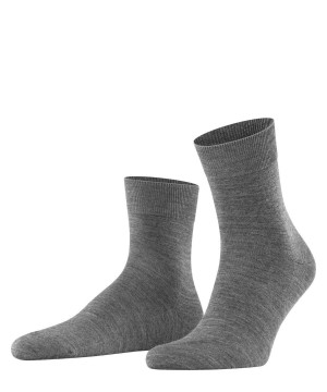 Falke Airport Short sock Erkek Çorap Gri | 62ZJHNAES