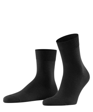Falke Airport Short sock Erkek Çorap Siyah | 79ITGZHLQ