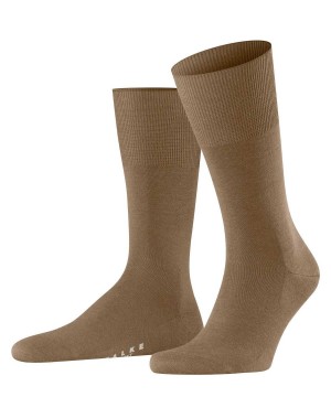 Falke Airport Socks Erkek Çorap Kahverengi | 35KLMAHZE