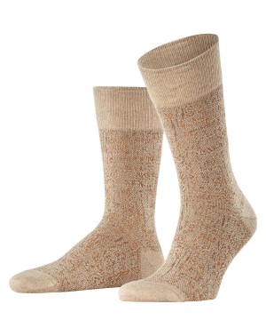 Falke Artisanship Socks Erkek Çorap Bej Rengi | 54AKCNZXD