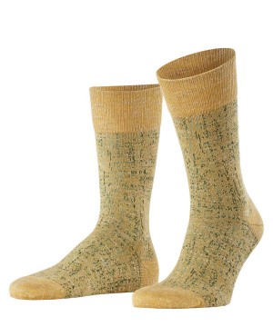 Falke Artisanship Socks Erkek Çorap Sarı | 31HQJOYZB