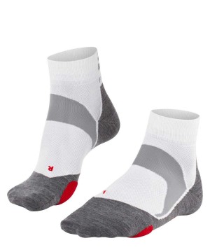Falke BC5 Endurance Biking Short sock Kadın Sports Socks Beyaz | 17NQSLVGR