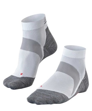 Falke BC6 Pro Short Biking Short sock Kadın Sports Socks Beyaz | 90GWXEOFJ