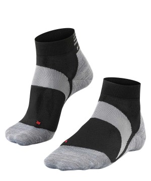 Falke BC6 Pro Short Biking Short sock Kadın Sports Socks Siyah | 84WFKEXOG
