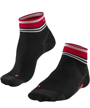 Falke BC Impulse Short Biking Short sock Kadın Sports Socks Siyah | 36BMENYQF