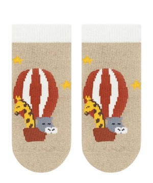 Falke Baby Balloon Animals Slippers Bebek House Socks & Slippers Bej Rengi | 97EFKZMXU