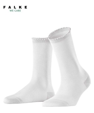 Falke Bold Dot Socks Kadın Çorap Beyaz | 30KJXBHUF