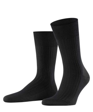 Falke Bristol Pure Socks Erkek Çorap Siyah | 15AXJRKFG