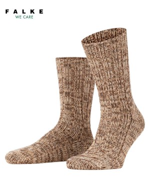 Falke Brooklyn Boot socks Erkek Çorap Bej Rengi | 79JYIWXFN
