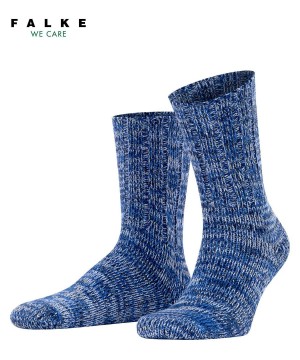 Falke Brooklyn Boot socks Erkek Çorap Mavi | 74HOXMKEY