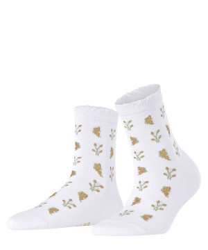Falke Bucolic Short sock Kadın Çorap Beyaz | 24DMPOZSB