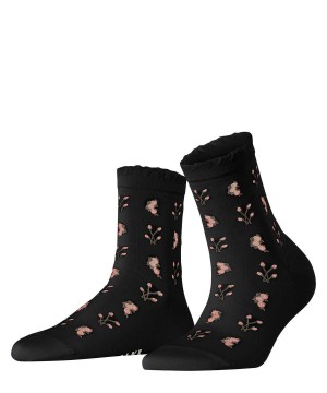 Falke Bucolic Short sock Kadın Çorap Siyah | 28YIQNRSM