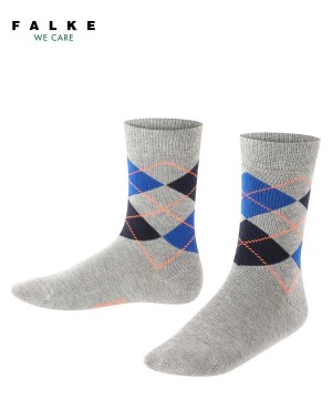 Falke Classic Argyle Socks Çocuk Çorap Gri | 30GSELRFY
