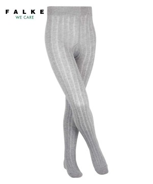 Falke Classic Rib Tights Çocuk Tights Gri | 30WRNCZUH
