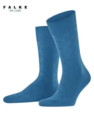 Falke Classic Tale Socks Erkek Çorap Mavi | 81VMFYWRG