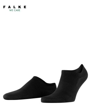 Falke ClimaWool Invisibles Erkek No Show Socks Siyah | 04POWTFKV