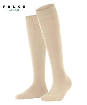 Falke ClimaWool Knee-high Socks Kadın Çorap Bej Rengi | 39PYBHEKG
