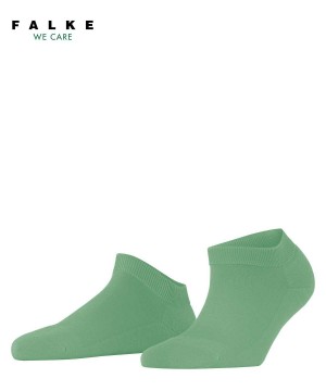 Falke ClimaWool Sneaker socks Kadın Çorap Yeşil | 74WCJBNGV