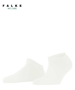 Falke ClimaWool Sneaker socks Kadın Çorap Beyaz | 47VCDQMXO
