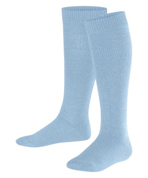 Falke Comfort Wool Knee-high Socks Çocuk Çorap Mavi | 76RUWTHYN