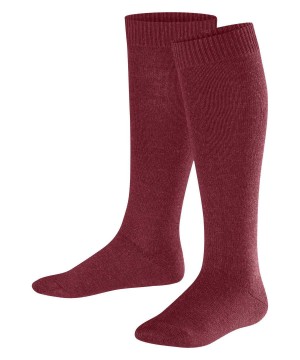 Falke Comfort Wool Knee-high Socks Çocuk Çorap Kırmızı | 13DAFTRJE