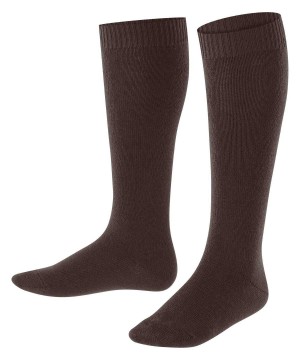 Falke Comfort Wool Knee-high Socks Çocuk Çorap Kahverengi | 21TSLARGY