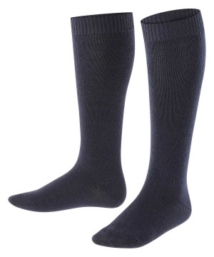 Falke Comfort Wool Knee-high Socks Çocuk Çorap Mavi | 73FJTZGWR