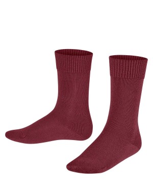Falke Comfort Wool Socks Çocuk Çorap Kırmızı | 03XYBNERP