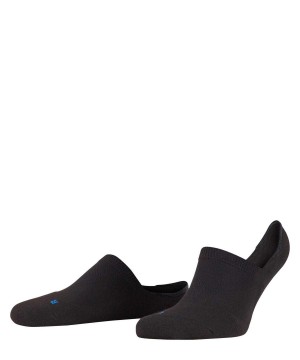 Falke Cool Kick Invisibles Erkek No Show Socks Siyah | 86JXUNFPC
