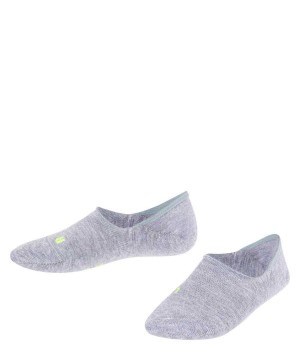 Falke Cool Kick Invisibles Çocuk No Show Socks Gri | 89SFNZUVA