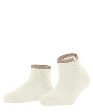 Falke Cosy Plush Short sock Kadın Çorap Beyaz | 13PTVLQFU