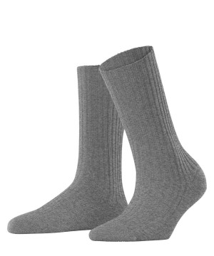 Falke Cosy Wool Boot Socks Kadın Çorap Gri | 86JOHCUXD