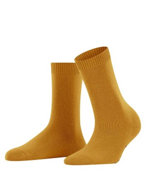 Falke Cosy Wool Socks Kadın Çorap Sarı | 51IKOEJHV
