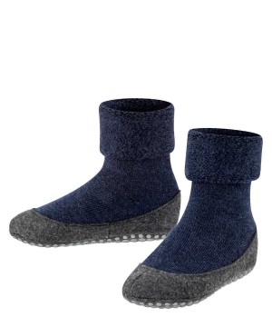 Falke Cosyshoe Minis Slippers Çocuk House Socks & Slippers Mavi | 01IKLGXJW