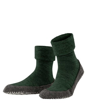 Falke Cosyshoe Slippers Erkek House Socks & Slippers Yeşil | 80XOGPQRC