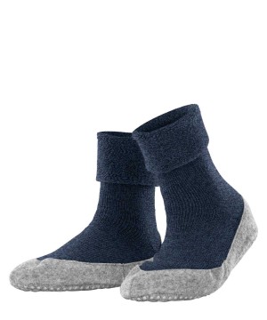 Falke Cosyshoe Slippers Kadın House Socks & Slippers Mavi | 67RGYNFEI
