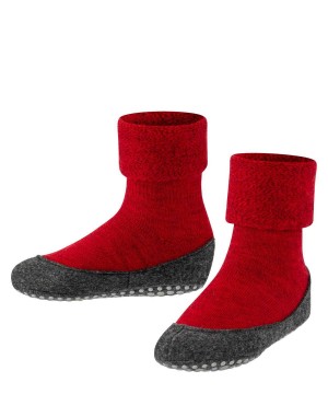 Falke Cosyshoe Teens Slippers Çocuk House Socks & Slippers Kırmızı | 30IFTCQOA