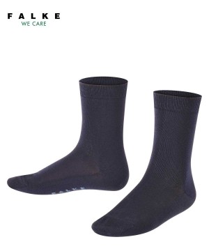 Falke Cotton Finesse Socks Çocuk Çorap Mavi | 94YEPTIJW