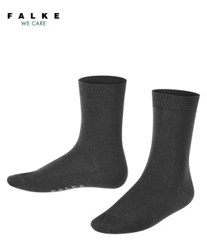 Falke Cotton Finesse Socks Çocuk Çorap Siyah | 96FEYNCST