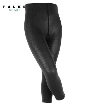 Falke Cotton Touch Leggings Çocuk Tayt Siyah | 58KUVCFMP