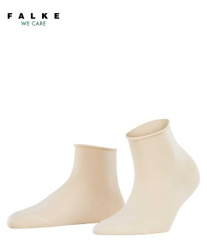 Falke Cotton Touch Short sock Kadın Çorap Bej Rengi | 36HZNRAPK
