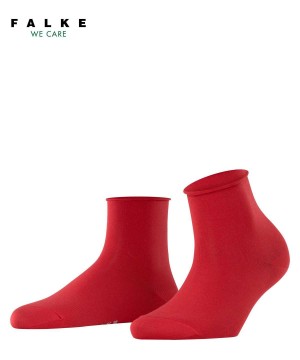 Falke Cotton Touch Short sock Kadın Çorap Kırmızı | 34KRQNYAS